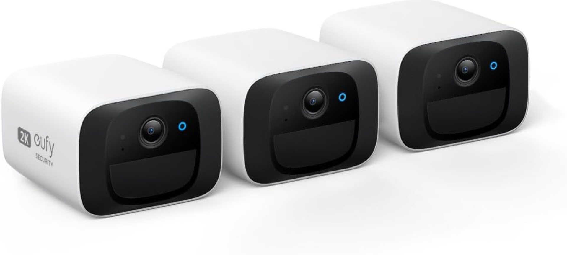 eufy Security SoloCam C210 3-Cam Pack, Wireless Outdoor Camera, 2K Resolution, No Monthly Fee, Wireless, 2.4 GHz Wi-Fi, HomeBase 3 Compatible eufy Security SoloCam C210 3-Cam Pack, Wireless Outdoor Camera, 2K Resolution, No Monthly Fee, Wireless, 2.4 GHz Wi-Fi, HomeBase 3 Compatible