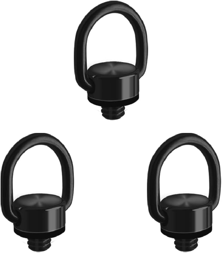 3Pack Camera D Ring Screw Hinged Holder Fixing Screw Camera Carabiner Clip 1/4″-20 for Tripod DSLR Camera Quick Release Wrist Strap Mounting and Attachment 3Pack Camera D Ring Screw Hinged Holder Fixing Screw Camera Carabiner Clip 1/4″-20 for Tripod DSLR Camera Quick Release Wrist Strap Mounting and Attachment