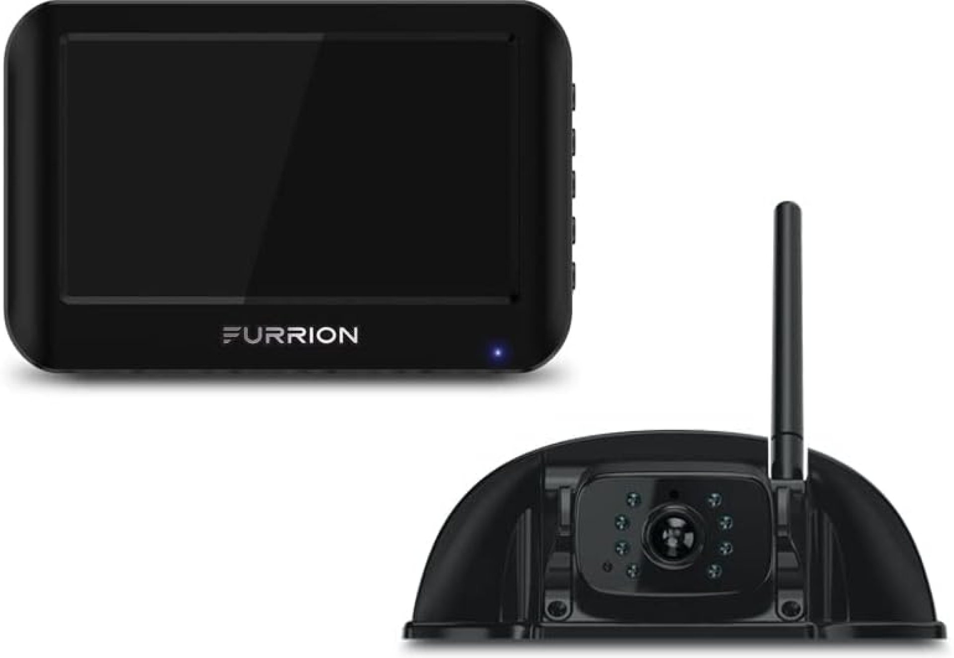 Furrion Vision S Wireless RV Backup Camera System with 4.3-Inch Monitor, 1 Rear Sharkfin, Infrared Night Vision, Wide-Angle View, Hi-Res, IP65 Waterproof, Motion Detection, Microphone – FOS43TASF Furrion Vision S Wireless RV Backup Camera System with 4.3-Inch Monitor, 1 Rear Sharkfin, Infrared Night Vision, Wide-Angle View, Hi-Res, IP65 Waterproof, Motion Detection, Microphone – FOS43TASF