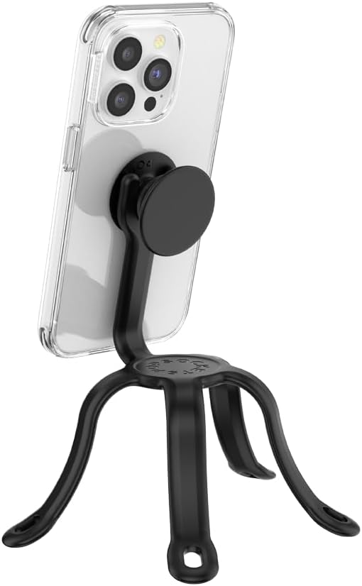 PopSockets Flexible Phone Mount & Stand, Phone Tripod Mount, Universal Device Mount – Black small PopSockets Flexible Phone Mount & Stand, Phone Tripod Mount, Universal Device Mount – Black small