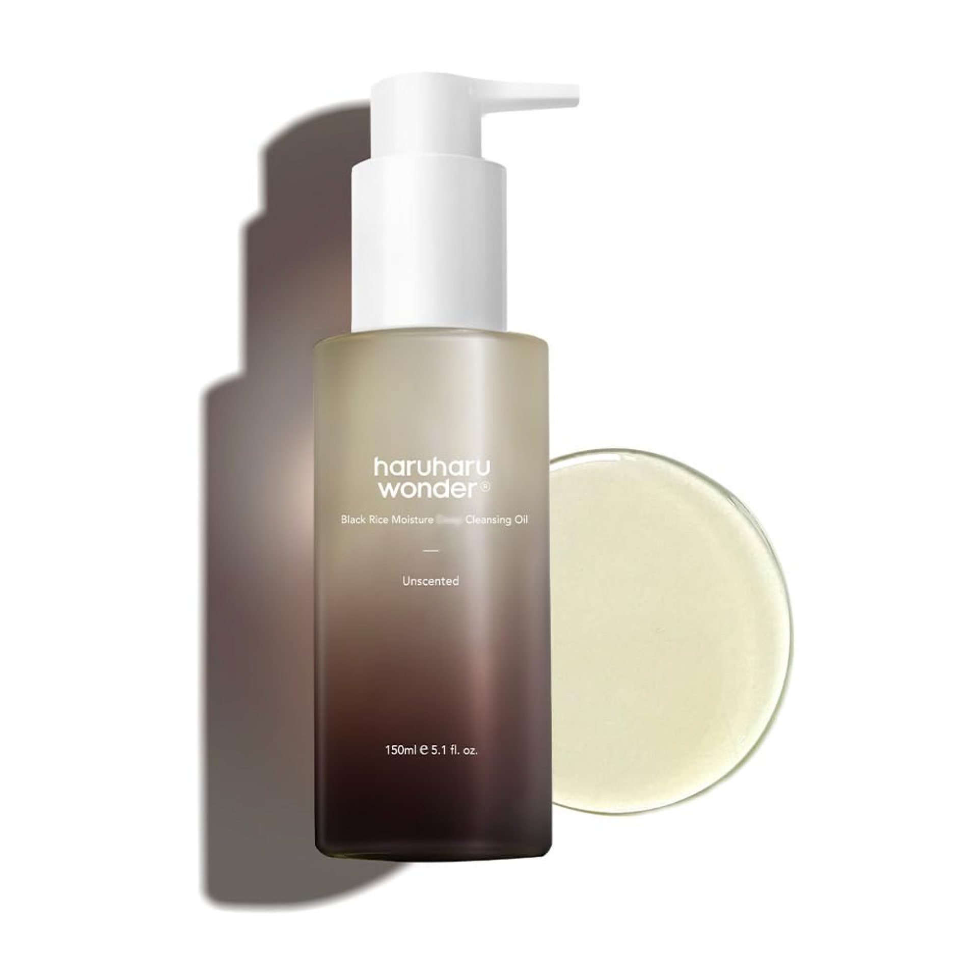 HARUHARU wonder Black Rice Moisture Cleansing Oil, Double Cleansing, Daily Makeup remover, Pore Oil Cleanser, Korean Skincare for sensitive, normal and Oily Skin, 5.1 fl oz HARUHARU wonder Black Rice Moisture Cleansing Oil, Double Cleansing, Daily Makeup remover, Pore Oil Cleanser, Korean Skincare for sensitive, normal and Oily Skin, 5.1 fl oz