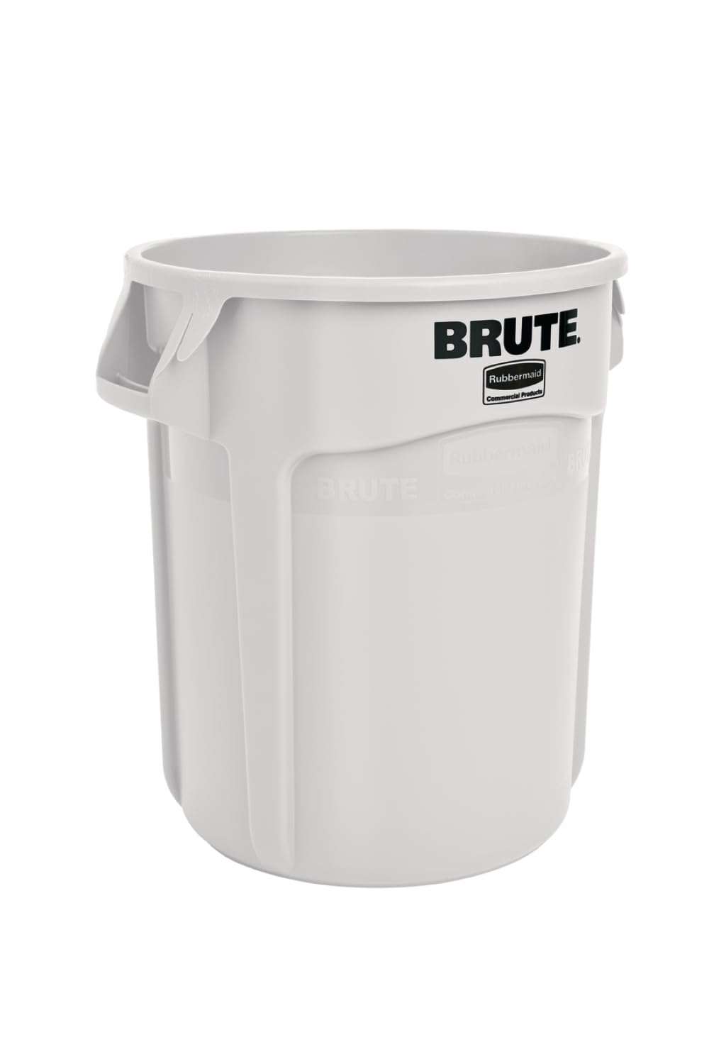 Rubbermaid Commercial Products BRUTE Heavy-Duty Round Trash/Garbage Can, 10-Gallon, White, Outdoor Waste Container for Landscapers/Construction/Restaurants/Back of House/Offices/Warehouses Rubbermaid Commercial Products BRUTE Heavy-Duty Round Trash/Garbage Can, 10-Gallon, White, Outdoor Waste Container for Landscapers/Construction/Restaurants/Back of House/Offices/Warehouses