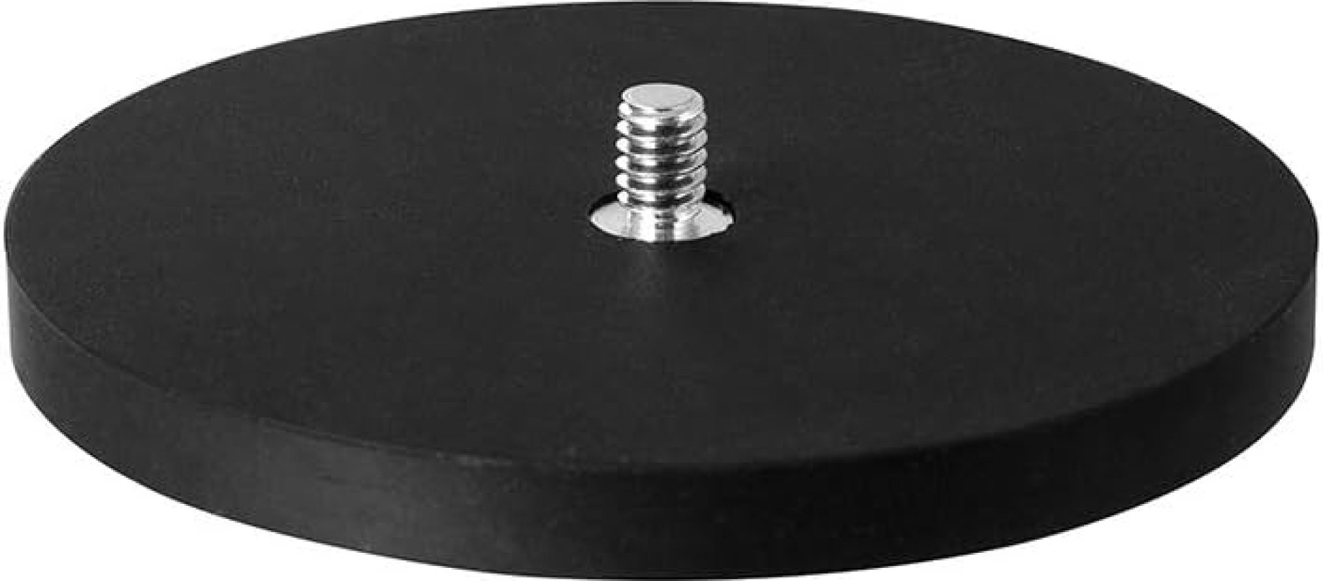 ARKON Mounts 88mm Diameter Round Heavy-Duty Magnetic Base with 1/4”-20 Camera Mounting Bolt ARKON Mounts 88mm Diameter Round Heavy-Duty Magnetic Base with 1/4”-20 Camera Mounting Bolt