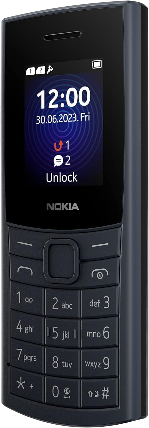 Nokia 110 4G | Dual SIM | GSM Unlocked Mobile Phone | Volte | Blue | International Version | Not AT&T/Cricket/Verizon Compatible Nokia 110 4G | Dual SIM | GSM Unlocked Mobile Phone | Volte | Blue | International Version | Not AT&T/Cricket/Verizon Compatible