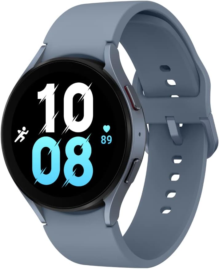 SAMSUNG Galaxy Watch 5 44mm LTE Smartwatch w/Body, Health, Fitness and Sleep Tracker, Improved Battery, Sapphire Crystal Glass, Enhanced GPS Tracking, US Version, Blue SAMSUNG Galaxy Watch 5 44mm LTE Smartwatch w/Body, Health, Fitness and Sleep Tracker, Improved Battery, Sapphire Crystal Glass, Enhanced GPS Tracking, US Version, Blue