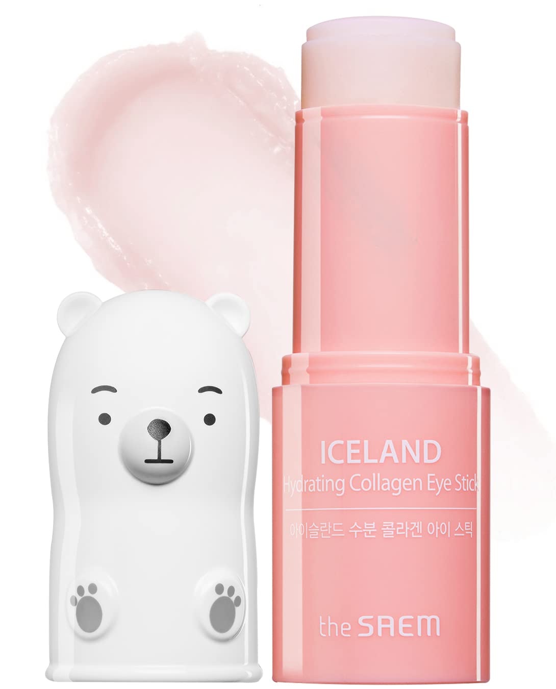 The SAEM Iceland Hydrating Collagen Eye Stick 0.24oz – Anti-wrinkle Moisturizing Eye Balm for Saggy Skin – Under Eye Treatment – Balm to Smooth Skin Texture – Rose Scent The SAEM Iceland Hydrating Collagen Eye Stick 0.24oz – Anti-wrinkle Moisturizing Eye Balm for Saggy Skin – Under Eye Treatment – Balm to Smooth Skin Texture – Rose Scent