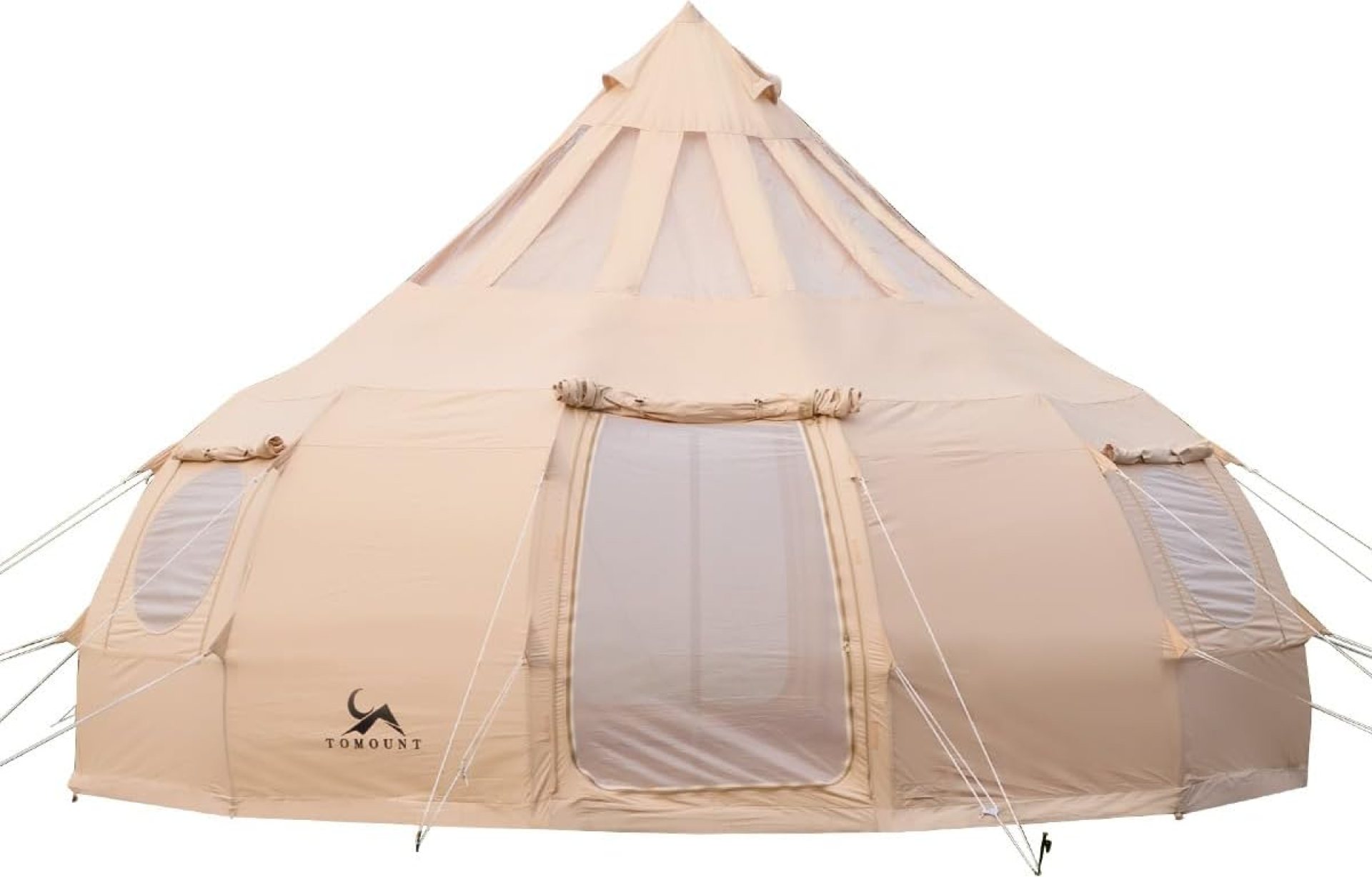 Canvas Bell Yurt 16.4ft*High10.33ft Glamping Tent with TPU Roof for 6-8 Person Family Camping Canvas Bell Yurt 16.4ft*High10.33ft Glamping Tent with TPU Roof for 6-8 Person Family Camping