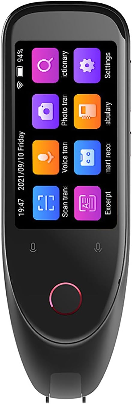 112 Language Voice Translation Pen, Portable Instant Two-Way Translator Device Pen, OCR Translation Scanner with 3.0in Touch Screen, for Language Learners/Business Travel/Meeting 112 Language Voice Translation Pen, Portable Instant Two-Way Translator Device Pen, OCR Translation Scanner with 3.0in Touch Screen, for Language Learners/Business Travel/Meeting