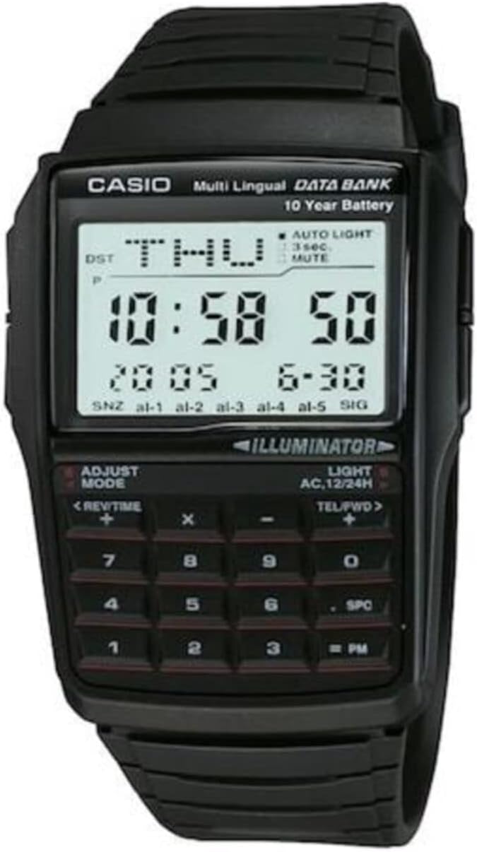 Casio Men’s Vintage DBC32-1A Data Bank White Digital Watch Casio Men’s Vintage DBC32-1A Data Bank White Digital Watch
