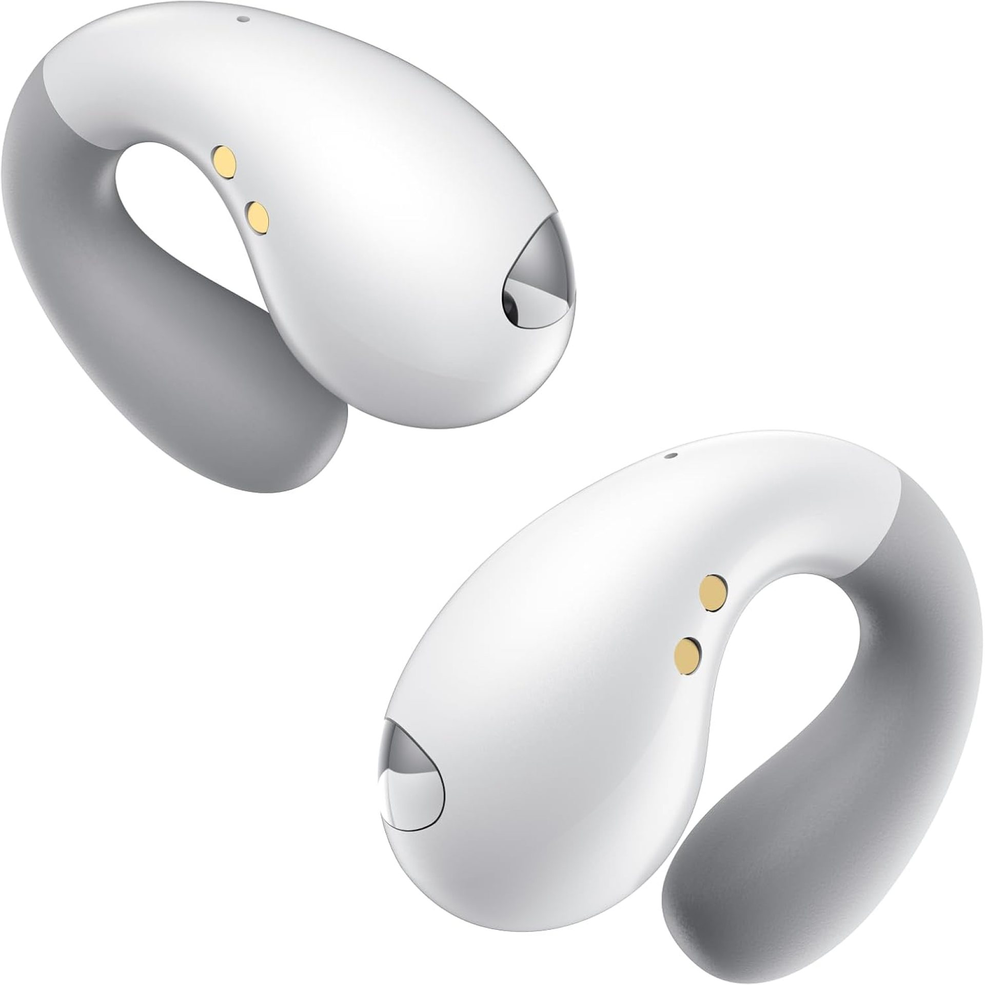 Ultra Open-Ear-Earbuds Wireless Bluetooth – Ergonomic Clip-On Earbuds, Small Bone Conduction Earbuds with Waterproof Design, Perfect Running Headphones for Fitness, Velvet White Ultra Open-Ear-Earbuds Wireless Bluetooth – Ergonomic Clip-On Earbuds, Small Bone Conduction Earbuds with Waterproof Design, Perfect Running Headphones for Fitness, Velvet White