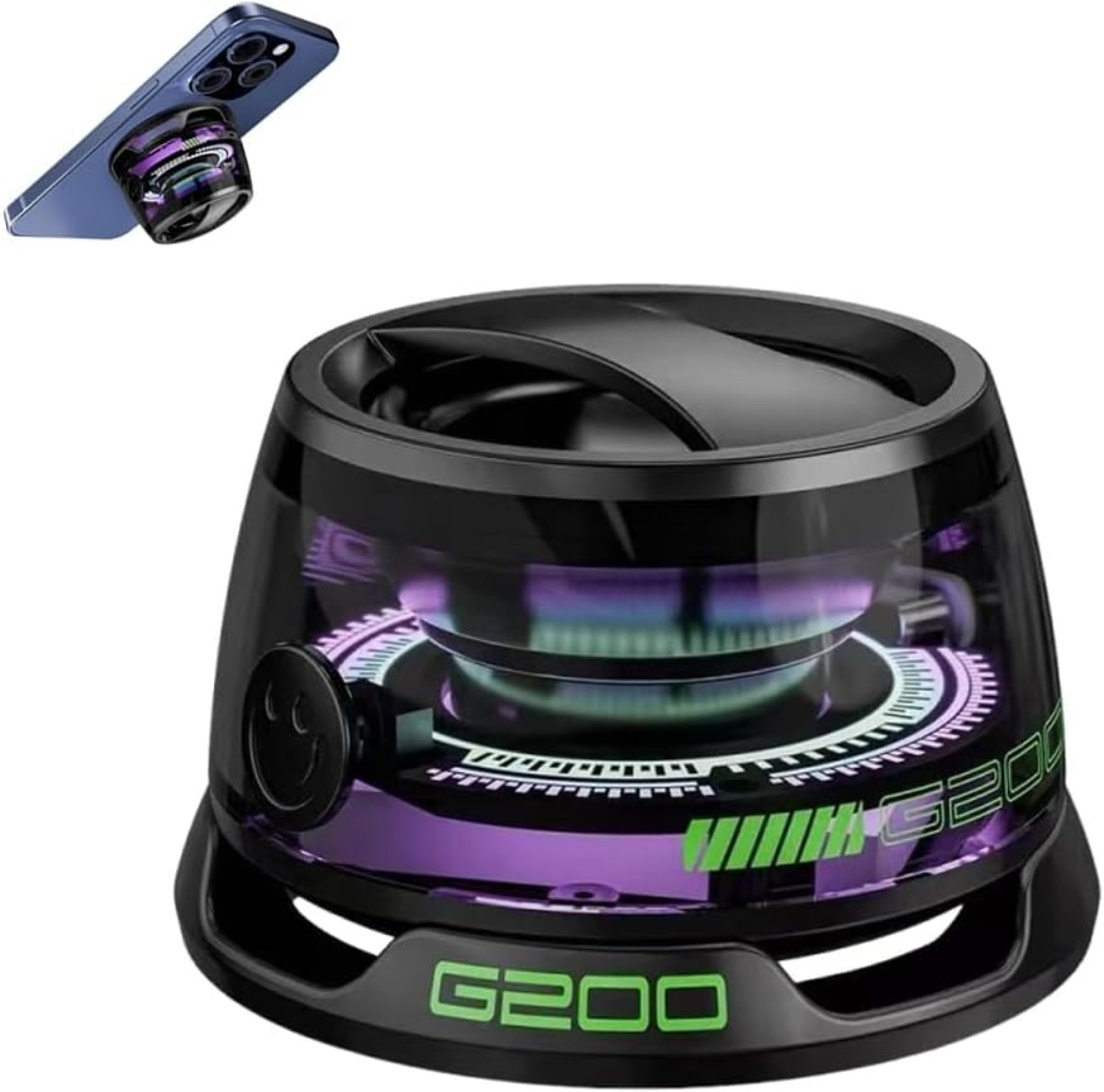 G200 Mini Speaker, B2u RGB Magnetic Bluetooth Speaker, Mini Multifunctional Shower Speaker, Portable Wireless Speaker with RGB Color Light for Room, Bike, Car, Outdoor(Black) G200 Mini Speaker, B2u RGB Magnetic Bluetooth Speaker, Mini Multifunctional Shower Speaker, Portable Wireless Speaker with RGB Color Light for Room, Bike, Car, Outdoor(Black)