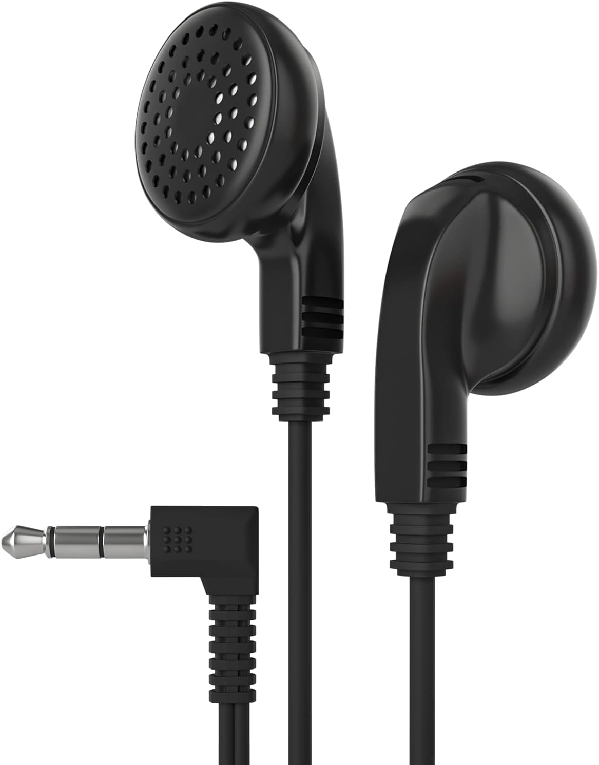 Maeline Bulk Earphones with 3.5 mm Headphone Plug – 200 Pack Wholesale Bundle – Black Maeline Bulk Earphones with 3.5 mm Headphone Plug – 200 Pack Wholesale Bundle – Black