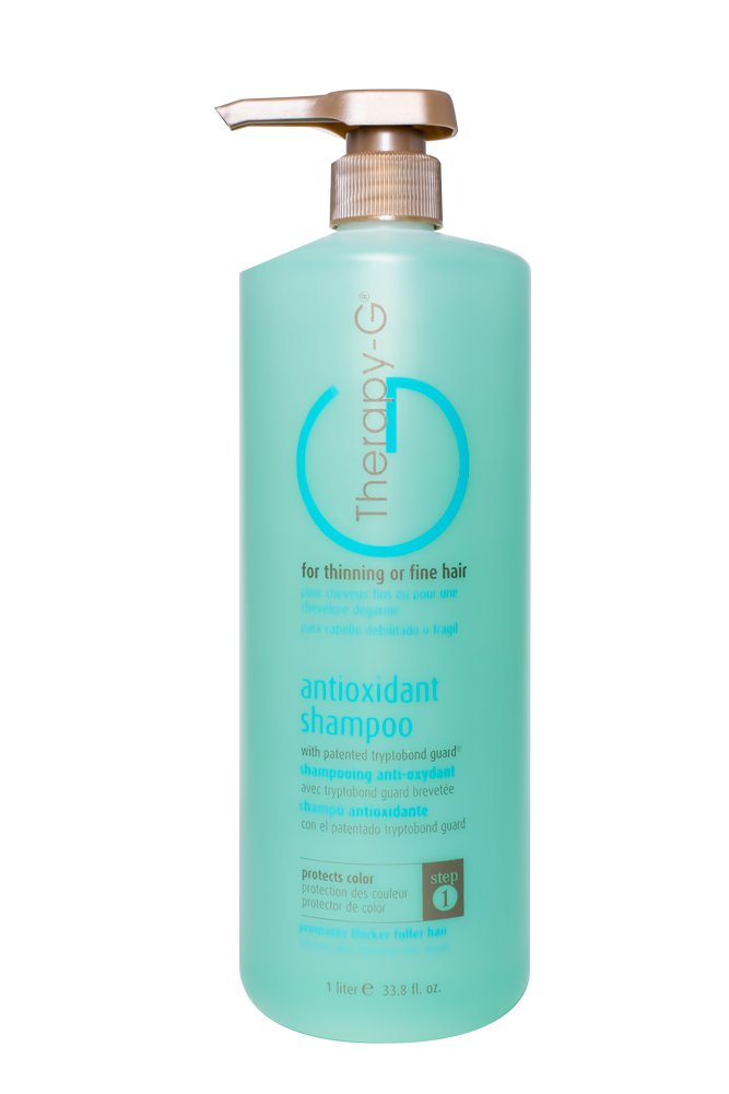 Antioxidant Shampoo (Liter 33.8oz) for fine, thinning hair and anti hair loss. Protects hair color and prevents damage and helps inhibit DHT and stimulate renewed growth shampoo.. Antioxidant Shampoo (Liter 33.8oz) for fine, thinning hair and anti hair loss. Protects hair color and prevents damage and helps inhibit DHT and stimulate renewed growth shampoo..
