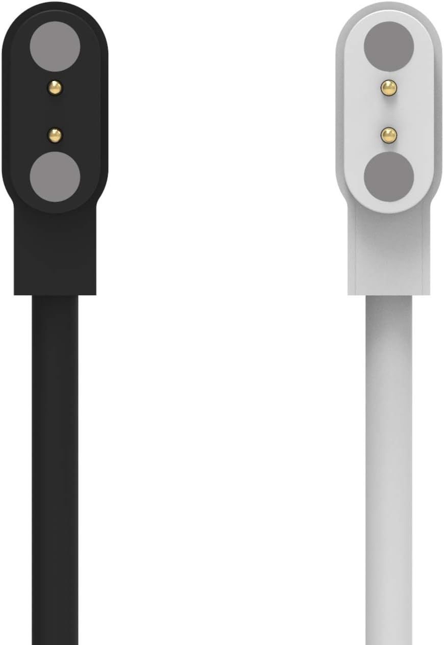 Compatible with FITVII Fitness Tracker Charger Cable H86/ H08/ H18/ H56 3.4ft USB Cord Replacement Charging Dock for FITVII Smartwatch Charger Accessories (Black&White) Compatible with FITVII Fitness Tracker Charger Cable H86/ H08/ H18/ H56 3.4ft USB Cord Replacement Charging Dock for FITVII Smartwatch Charger Accessories (Black&White)