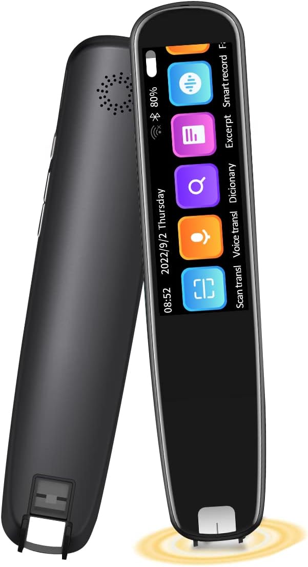 Upgraded Translation Scanning Pen, Mobile Scanner Translator, Reading Pen, 112 Language Translating Device, OCR Digital for Language Learners Business Travel Upgraded Translation Scanning Pen, Mobile Scanner Translator, Reading Pen, 112 Language Translating Device, OCR Digital for Language Learners Business Travel
