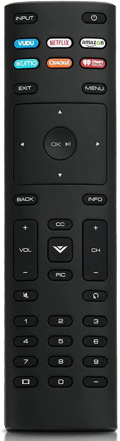 Master Commander XRT136 Replacement Remote Control for All Vizio Smart and Non-Smart TV HD UHD 720P 1080P 2K 4K LED LCD Plasma TV Master Commander XRT136 Replacement Remote Control for All Vizio Smart and Non-Smart TV HD UHD 720P 1080P 2K 4K LED LCD Plasma TV