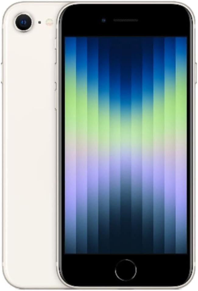 Apple iPhone SE 3rd Gen, 64GB, Starlight – T-Mobile (Renewed) Apple iPhone SE 3rd Gen, 64GB, Starlight – T-Mobile (Renewed)