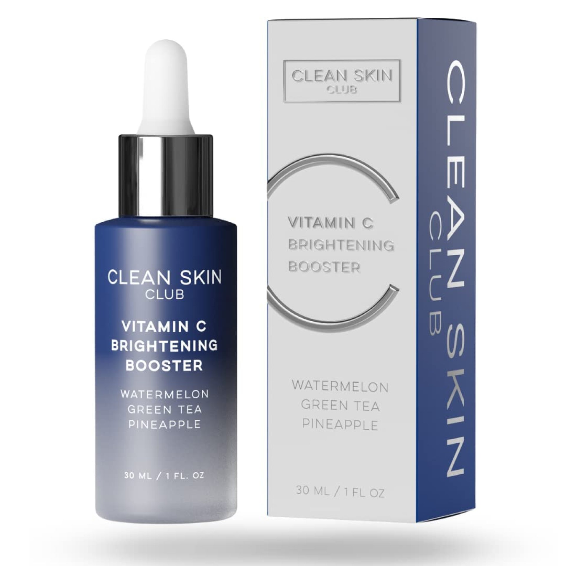 Clean Skin Club Vitamin C Serum & Brightening Booster, Vitamins A, E, D & K, Anti Aging Collagen Clear Facial Care, Glow, Acne, Scars, Sun Damage, Wrinkles, Age, Dark Spot Corrector Recipe Clean Skin Club Vitamin C Serum & Brightening Booster, Vitamins A, E, D & K, Anti Aging Collagen Clear Facial Care, Glow, Acne, Scars, Sun Damage, Wrinkles, Age, Dark Spot Corrector Recipe