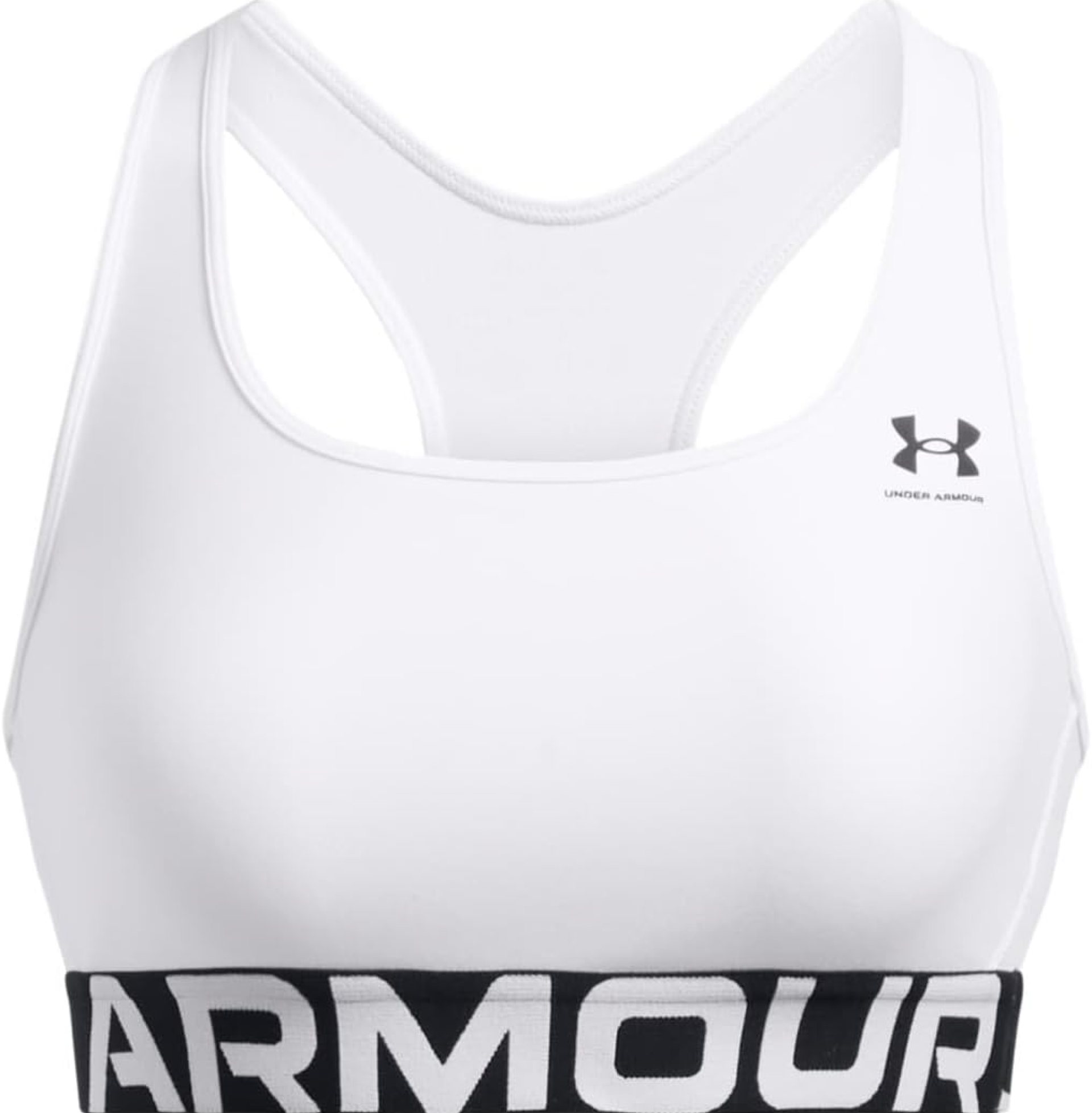 Under Armour Women’s HeatGear Authentics Mid Impact Branded Sports Bra Under Armour Women’s HeatGear Authentics Mid Impact Branded Sports Bra