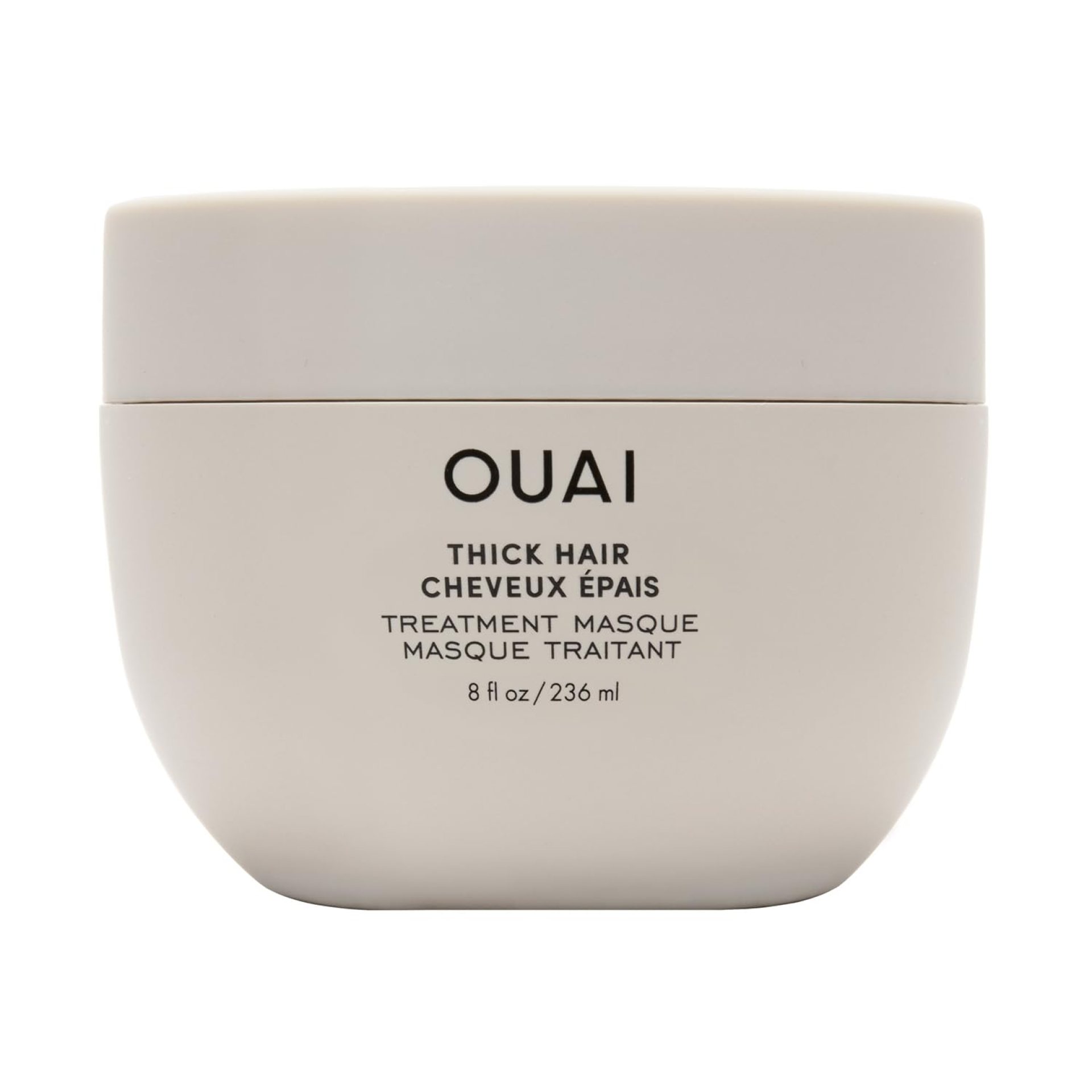 OUAI Thick Hair Mask – Hair Treatment Masque with Almond Oil, Olive Oil, & Hydrolyzed Keratin to Restore Damaged Hair – Phthalate & Paraben Free Hair Masque (8 fl oz) OUAI Thick Hair Mask – Hair Treatment Masque with Almond Oil, Olive Oil, & Hydrolyzed Keratin to Restore Damaged Hair – Phthalate & Paraben Free Hair Masque (8 fl oz)