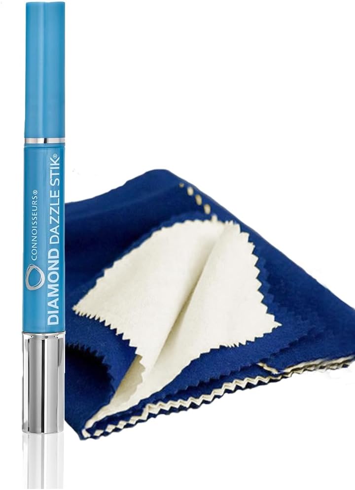 Rosenthal Collection Dazzle with Brilliance: 1050 Diamond Dazzle Stik with Gold & Silver Jewelry Polishing Cloth Cleaner – Ultimate Jewelry Shine Rosenthal Collection Dazzle with Brilliance: 1050 Diamond Dazzle Stik with Gold & Silver Jewelry Polishing Cloth Cleaner – Ultimate Jewelry Shine