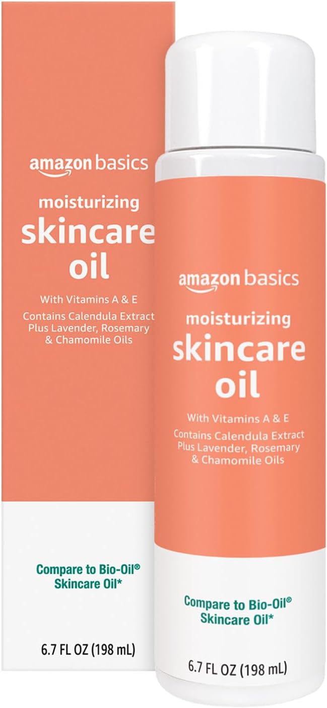 Amazon Basics Moisturizing Skincare Oil with Vitamins A & E, 67 Fl Oz (Pack of 1) Amazon Basics Moisturizing Skincare Oil with Vitamins A & E, 67 Fl Oz (Pack of 1)