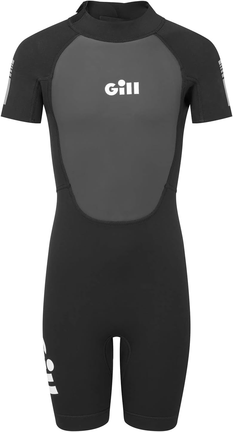 GILL Junior/Kids Pursuit Shorty 3mm Neoprene Wetsuit for All Water Sports Paddle Board Kayaking Sailing Swimming Surfing GILL Junior/Kids Pursuit Shorty 3mm Neoprene Wetsuit for All Water Sports Paddle Board Kayaking Sailing Swimming Surfing