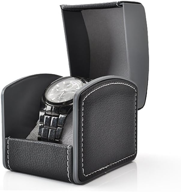 PU Leather Single Bracelet Bangle Jewelry Watch Gift Box (Black) PU Leather Single Bracelet Bangle Jewelry Watch Gift Box (Black)