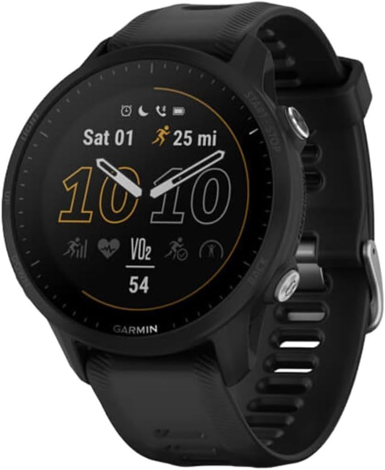 Garmin 010-02638-10 Forerunner® 955, GPS Running Smartwatch, Tailored to Triathletes, Long-Lasting Battery, Black Garmin 010-02638-10 Forerunner® 955, GPS Running Smartwatch, Tailored to Triathletes, Long-Lasting Battery, Black