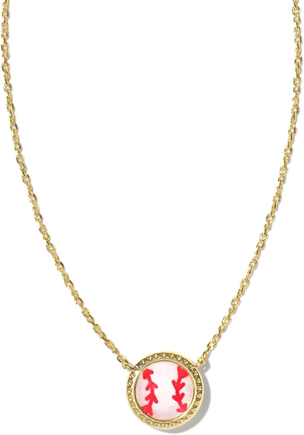 Kendra Scott Baseball Short Pendant Necklace, Fashion Jewelry for Women Kendra Scott Baseball Short Pendant Necklace, Fashion Jewelry for Women