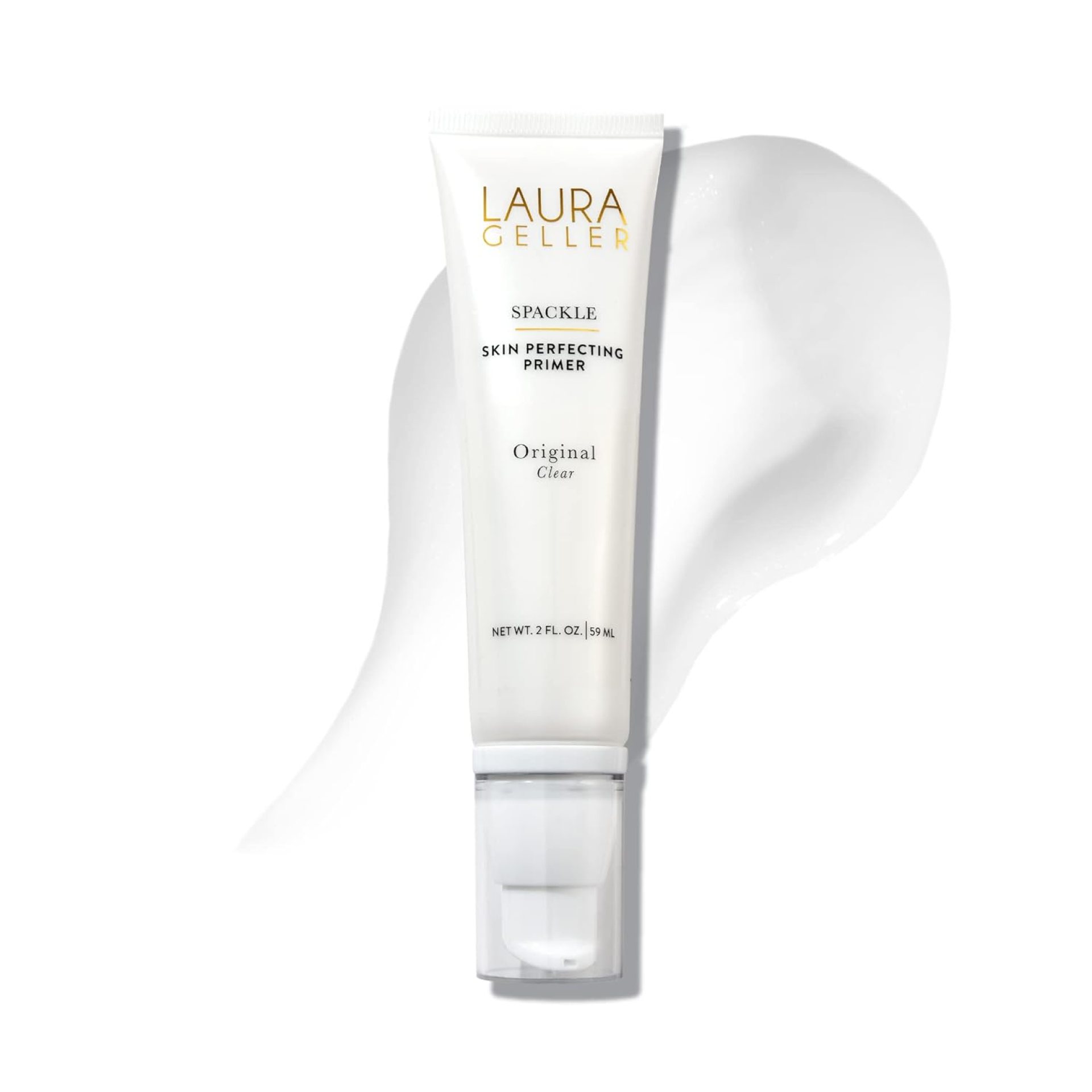 LAURA GELLER NEW YORK Spackle Primer – Original – Super-Size 2 Fl Oz – Hyaluronic Acid Makeup Primer for Mature Skin LAURA GELLER NEW YORK Spackle Primer – Original – Super-Size 2 Fl Oz – Hyaluronic Acid Makeup Primer for Mature Skin