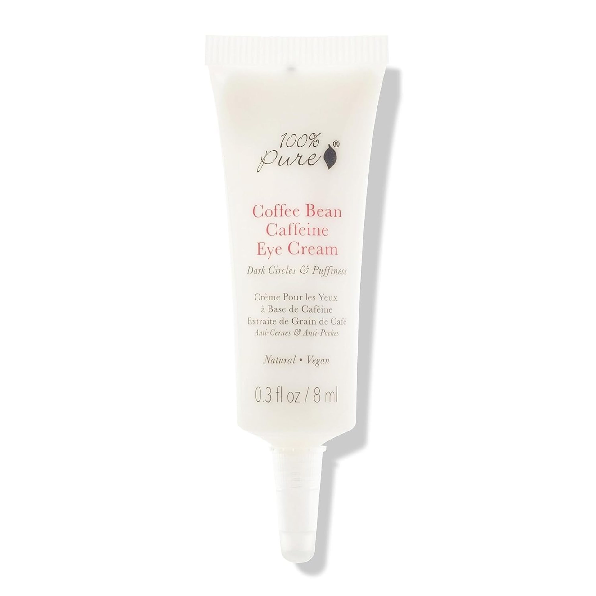 100% PURE Coffee Bean Caffeine Eye Cream Refresh & Hydrate Under Eye Treatment Reduce Puffiness, Dark Circles, Wrinkles with Green Tea, Rose Hip, Vitamin E – Youthful Vibrant Eyes – Vegan – .3 oz 100% PURE Coffee Bean Caffeine Eye Cream Refresh & Hydrate Under Eye Treatment Reduce Puffiness, Dark Circles, Wrinkles with Green Tea, Rose Hip, Vitamin E – Youthful Vibrant Eyes – Vegan – .3 oz