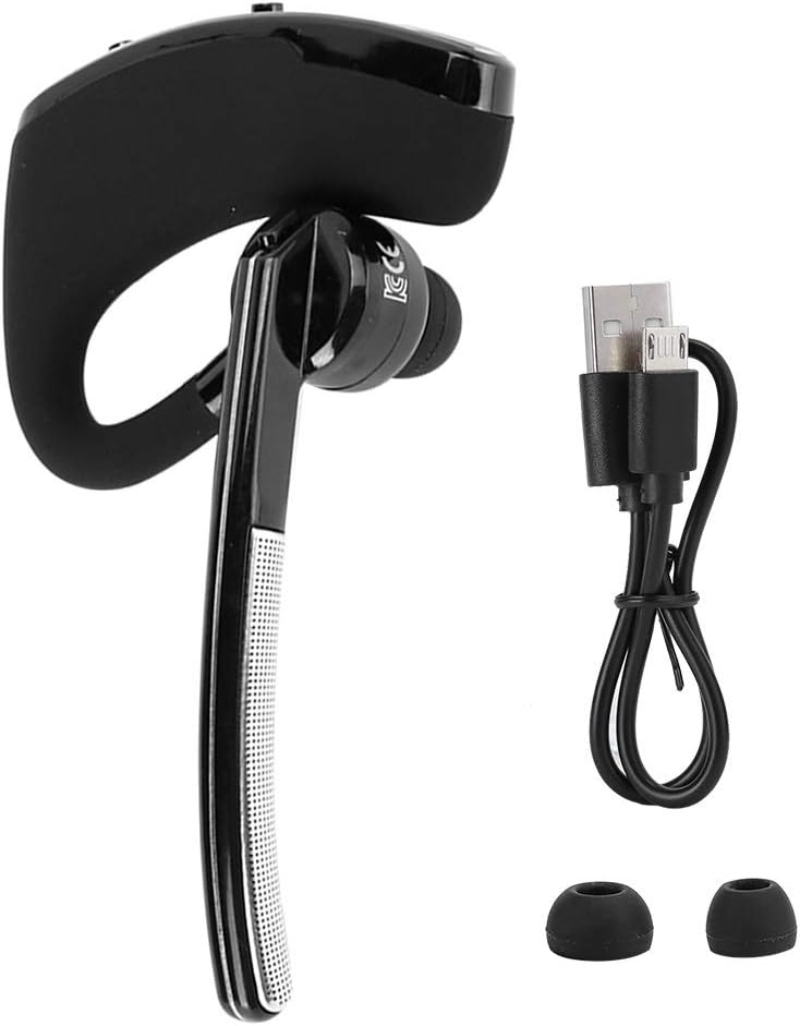 Business BT Headset, Handsfree Earpiece Stereo Noise Cancelling Mic, Compatible for Cell Phones Smartphone fit for Driving/Business/Office/Running Default Business BT Headset, Handsfree Earpiece Stereo Noise Cancelling Mic, Compatible for Cell Phones Smartphone fit for Driving/Business/Office/Running Default