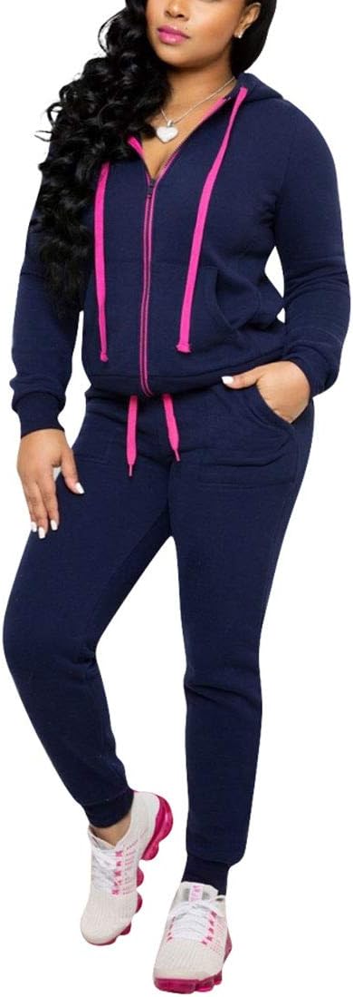 Nimsruc Two Piece Outfits For Women Jogging Suits Casual Jogger Tracksuit Long Sleeve Hoodie Sweatsuit Pants Sets Nimsruc Two Piece Outfits For Women Jogging Suits Casual Jogger Tracksuit Long Sleeve Hoodie Sweatsuit Pants Sets