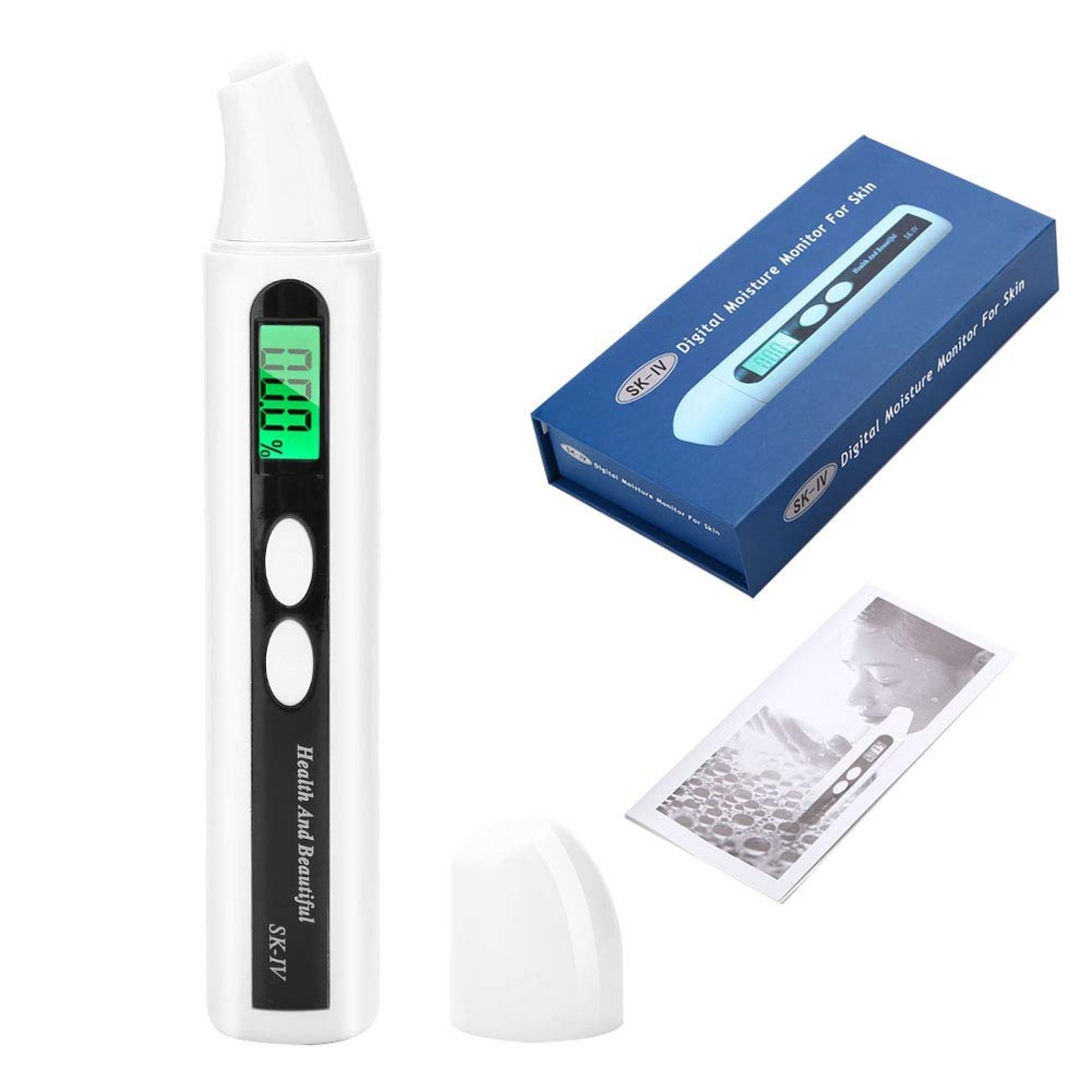 LCD Digital Skin Analyzer, 0~99.9% Skin Face Oil Analyzer Monitor Tester Detector LCD Digital Skin Analyzer, 0~99.9% Skin Face Oil Analyzer Monitor Tester Detector