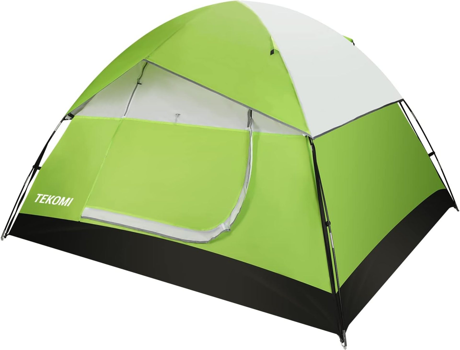 Camping Tent, TEKOMI Waterproof Family Dome Tent with Removable Rain Fly, Instant Cabin Tent for 60 Seconds Set Up, Advanced Venting Design, Fit Camp Backpacking Hiking Outdoor, Dark Green Camping Tent, TEKOMI Waterproof Family Dome Tent with Removable Rain Fly, Instant Cabin Tent for 60 Seconds Set Up, Advanced Venting Design, Fit Camp Backpacking Hiking Outdoor, Dark Green