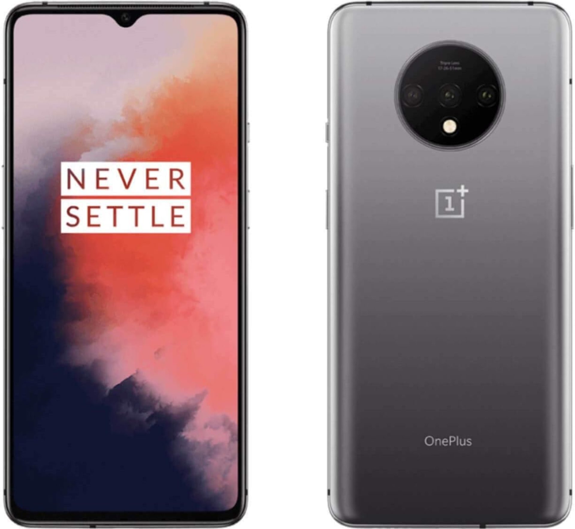 OnePlus 7T HD1907 128GB 4G LTE Triple Camera, Single Sim (Renewed) (Frosted Silver, T-Mobile Locked) OnePlus 7T HD1907 128GB 4G LTE Triple Camera, Single Sim (Renewed) (Frosted Silver, T-Mobile Locked)