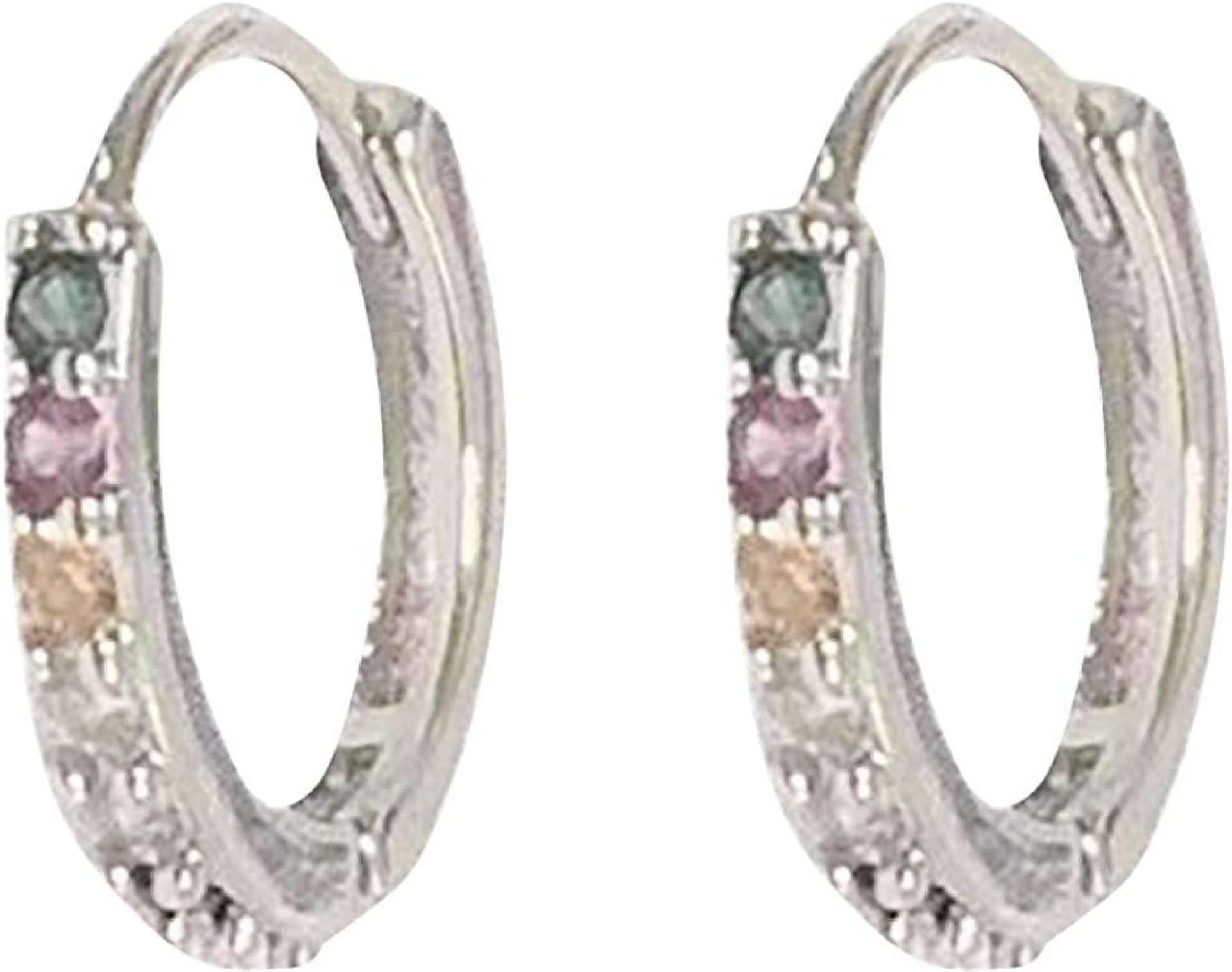 925 Sterling Silver Earrings for Women 14k Gold Hoop Earrings Diamond Cubic Zirconia Hypoallergenic Jewelry Gift 925 Sterling Silver Earrings for Women 14k Gold Hoop Earrings Diamond Cubic Zirconia Hypoallergenic Jewelry Gift