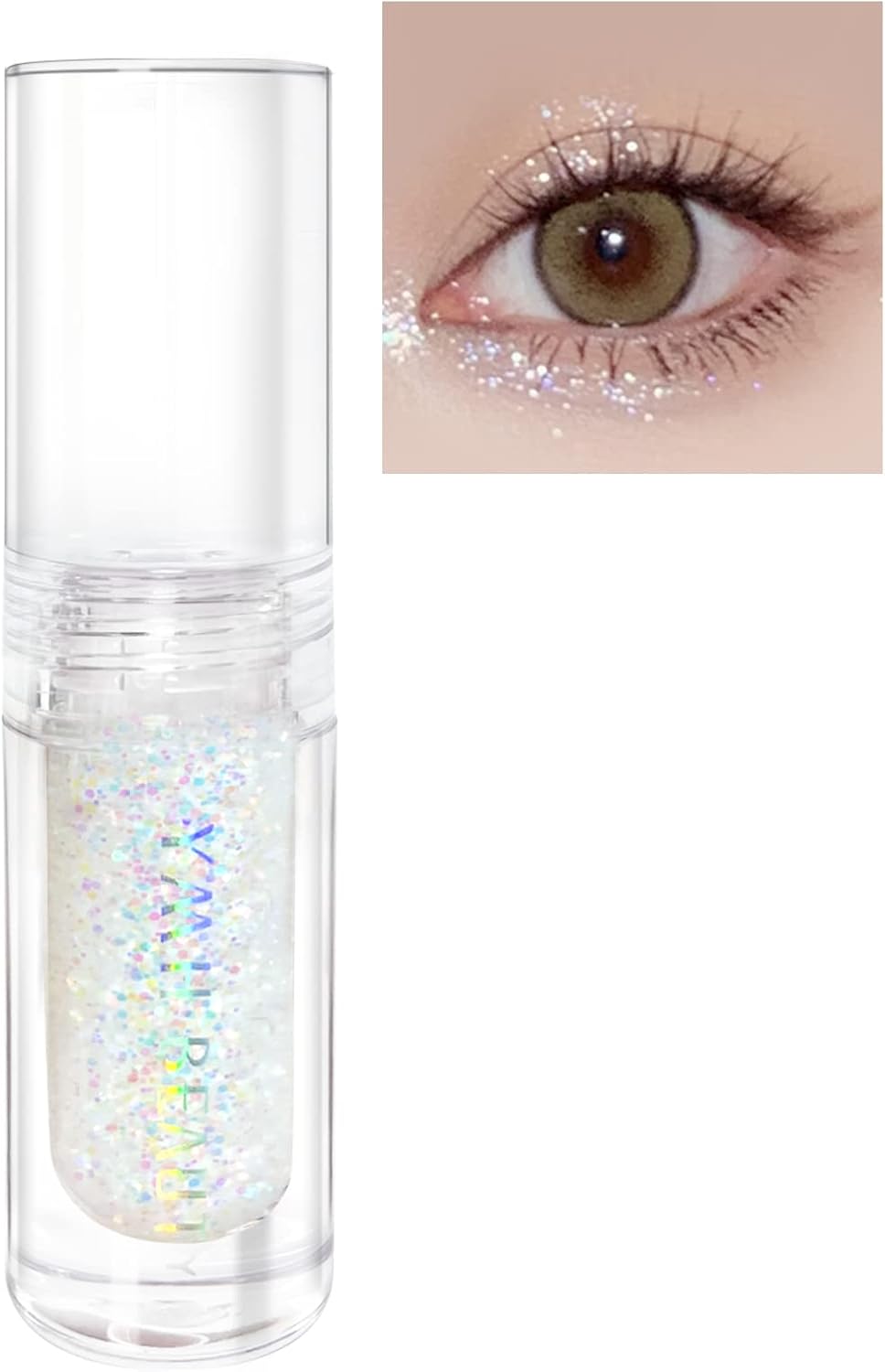 Liquid Glitter Eyeshadow, Pigmented, Long Lasting, Quick Drying, Easy to Apply, Loose Glitter Glue for Eye Crystals Makeup (Transparent Flashing Colorful Sequins 01) Liquid Glitter Eyeshadow, Pigmented, Long Lasting, Quick Drying, Easy to Apply, Loose Glitter Glue for Eye Crystals Makeup (Transparent Flashing Colorful Sequins 01)