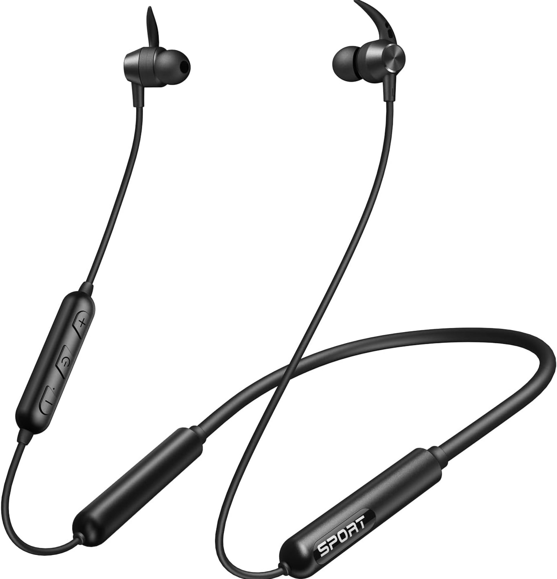 CXK Neckband Bluetooth Headphones, Bluetooth 5.3 Wireless Headphones 80Hrs Extra Long Playtime Stereo Bass in-Ear Headsets with Mic, IPX6 Waterproof Earbuds, Neckband Earphones for Sport, Business CXK Neckband Bluetooth Headphones, Bluetooth 5.3 Wireless Headphones 80Hrs Extra Long Playtime Stereo Bass in-Ear Headsets with Mic, IPX6 Waterproof Earbuds, Neckband Earphones for Sport, Business