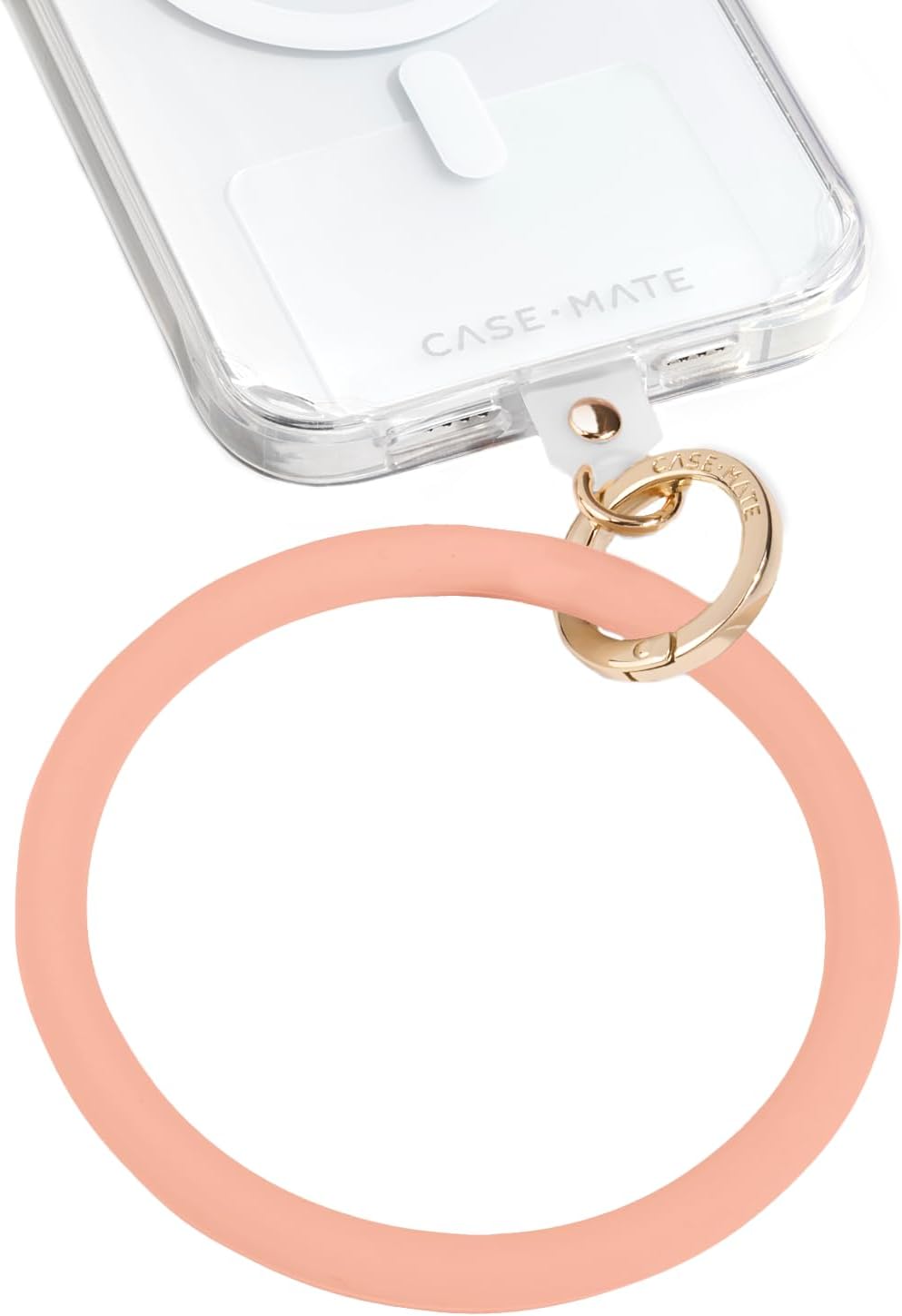 Case-Mate Phone Bangle Bracelet & Keychain Wristlet for Women – Detachable Wrist Key Ring Bracelet with Tether Tab – Fits iPhone, Galaxy, Pixel and Other Phone Cases – Peach Case-Mate Phone Bangle Bracelet & Keychain Wristlet for Women – Detachable Wrist Key Ring Bracelet with Tether Tab – Fits iPhone, Galaxy, Pixel and Other Phone Cases – Peach