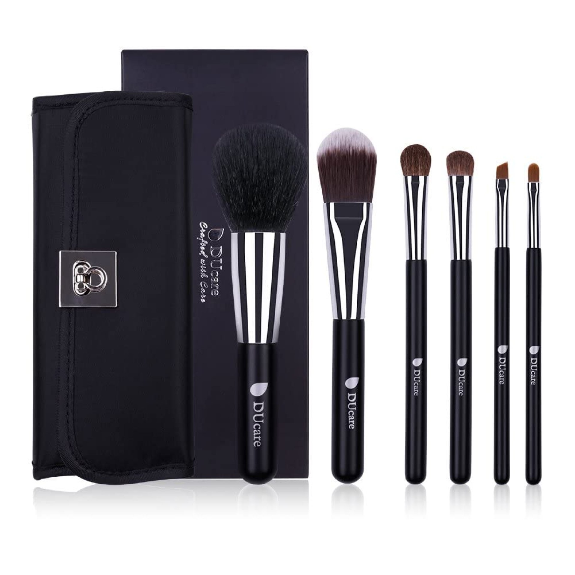DUcare Makeup Brush Set 6Pcs Makeup Brushes Women Gift Professional Synthetic Essential Face Eye Shadow Eyeliner Foundation Blush Lip Powder Liquid Cream Blending Brow Brushes DUcare Makeup Brush Set 6Pcs Makeup Brushes Women Gift Professional Synthetic Essential Face Eye Shadow Eyeliner Foundation Blush Lip Powder Liquid Cream Blending Brow Brushes
