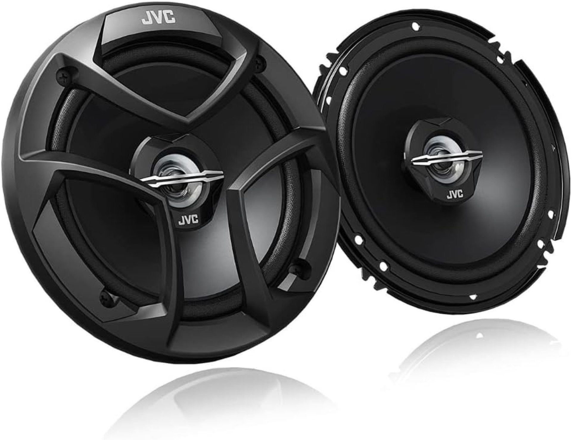 JVC CS-J620 300W 6.5″ CS Series 2-Way Coaxial Car Speakers, Set of 2, 6.5″ Mica Cone Woofer & 1″ PEI Tweeter, Hybrid Surround, Easy Installation JVC CS-J620 300W 6.5″ CS Series 2-Way Coaxial Car Speakers, Set of 2, 6.5″ Mica Cone Woofer & 1″ PEI Tweeter, Hybrid Surround, Easy Installation