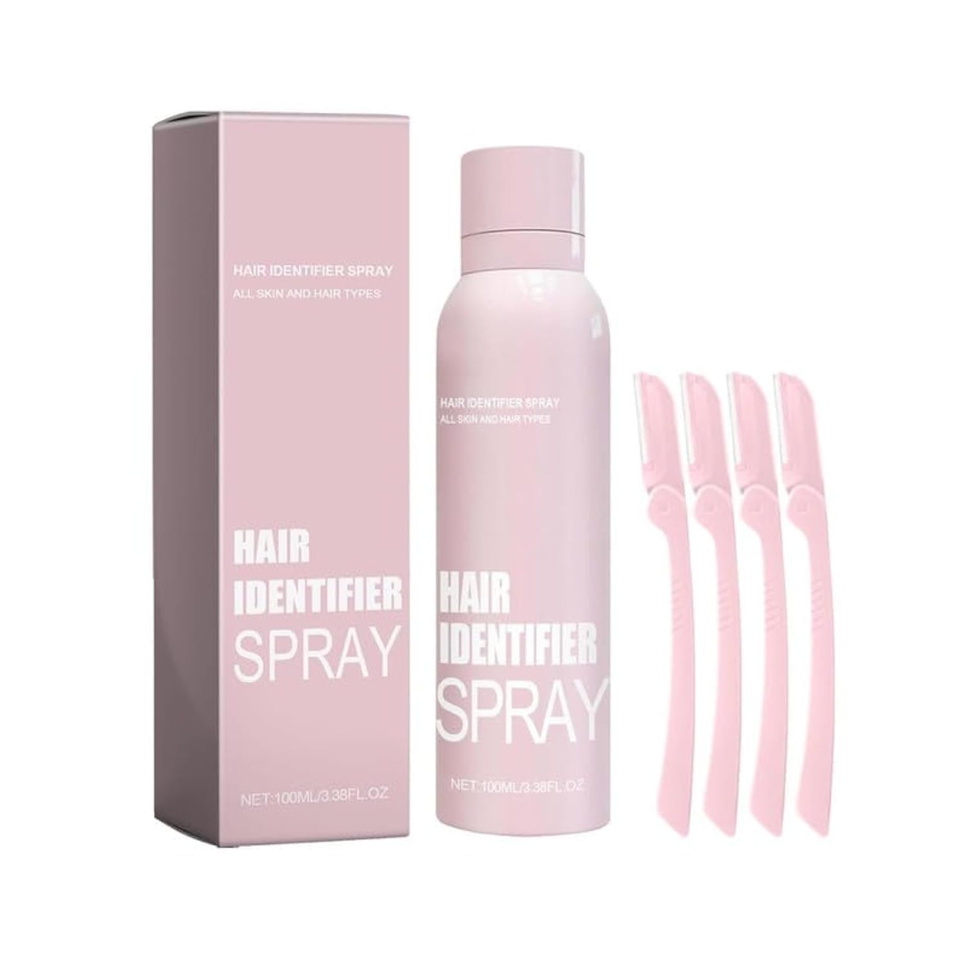 Hair identifier Spray for Face Shaving, Skin Body Hair Identifying Spray With Razors,Hair identifier Spray for Face Dermaplaning, Women Dermaplaning Tool for Face Hair identifier Spray for Face Shaving, Skin Body Hair Identifying Spray With Razors,Hair identifier Spray for Face Dermaplaning, Women Dermaplaning Tool for Face