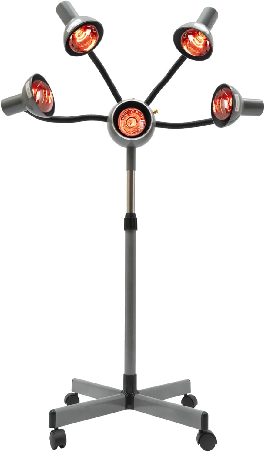 5 Head Infrared Heat Lamp, SEANESZTI 110V Color Processor Machine, Adjusting Height Styling Perming Dryer, Hair Heat Lamps for Salon, Hair Salon Hair Equipment 5 Head Infrared Heat Lamp, SEANESZTI 110V Color Processor Machine, Adjusting Height Styling Perming Dryer, Hair Heat Lamps for Salon, Hair Salon Hair Equipment