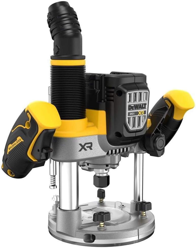 DEWALT 20V MAX XR 2-1/4 Peak HP Plunge Router (Tool Only) (DCW620B) DEWALT 20V MAX XR 2-1/4 Peak HP Plunge Router (Tool Only) (DCW620B)