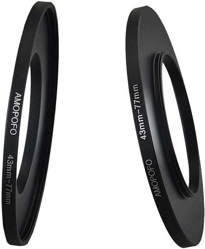 43mm Lens to 77mm Camera Filter Ring Compatible with for All Brands 43mm Lens and 77mm UV,ND,CPL Camera Filter Accessories 43mm Lens to 77mm Camera Filter Ring Compatible with for All Brands 43mm Lens and 77mm UV,ND,CPL Camera Filter Accessories
