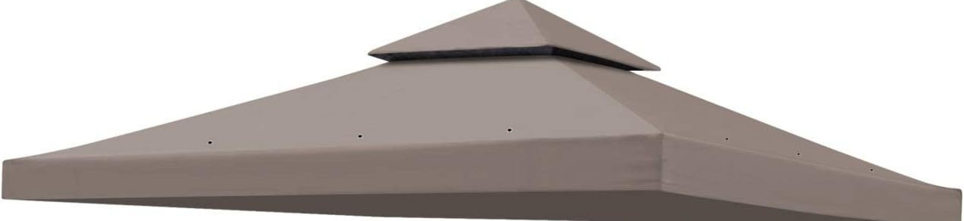 BenefitUSA Replacement Canopy Top Cover for 10’X10′ Gazebo Polyester Double Tiers for Outdoor Garden Patio Pavilion Sunshade (Taupe) BenefitUSA Replacement Canopy Top Cover for 10’X10′ Gazebo Polyester Double Tiers for Outdoor Garden Patio Pavilion Sunshade (Taupe)