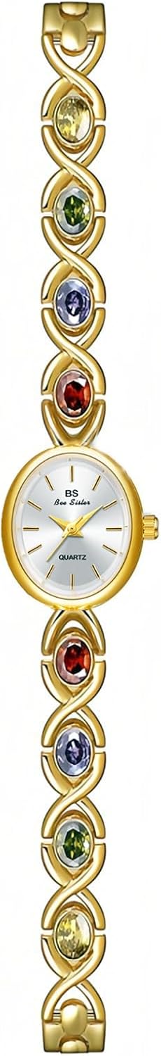 FANMIS Gold Watches for Women with Small Vintage Bracelet Elegant Jade Oval Dial Dress Watch Fashion Quartz Wrist Watch Waterproof Watch FANMIS Gold Watches for Women with Small Vintage Bracelet Elegant Jade Oval Dial Dress Watch Fashion Quartz Wrist Watch Waterproof Watch