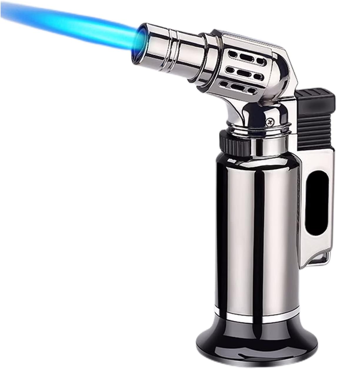 Cool Torch Lighters Butane Refill, Metal Windproof Lighters, Unique Gifts for Men, Birthday Candles, Camping Gear, Kitchen Gadgets (No Butane Fuel)(Silver) Cool Torch Lighters Butane Refill, Metal Windproof Lighters, Unique Gifts for Men, Birthday Candles, Camping Gear, Kitchen Gadgets (No Butane Fuel)(Silver)